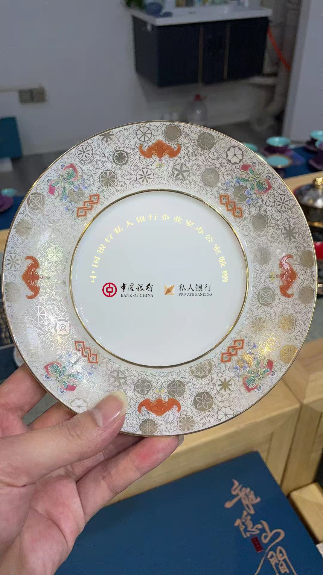 福寿满园掐丝银福禄办公杯定制案例